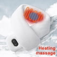 thumbnail image 1 of YOPTOP purcolt Neck Heating Pad  Heated Neck Wrap Heater Heated Scarf Unisex Long Rechargeable Heating Scarf Dual Control Intelligent Heating Neck Support Vibration Massage Scarf,White,One Size, 1 of 4