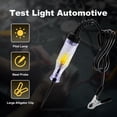 thumbnail image 4 of Test Light Automotive, 6-24V DC Voltage Tester, Circuit Tester with Alligator Clip and Long Steel Probe, Professional Electrical Tester Pen for Car Truck RV, 4 of 4