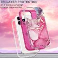 thumbnail image 4 of Dteck for iPhone 13 Pro Max Case Rugged Cover with IMD Marble Fashionable Designs for Women Girls, Protective Phone Cover for iPhone 13 Pro Max, Rose, 4 of 7