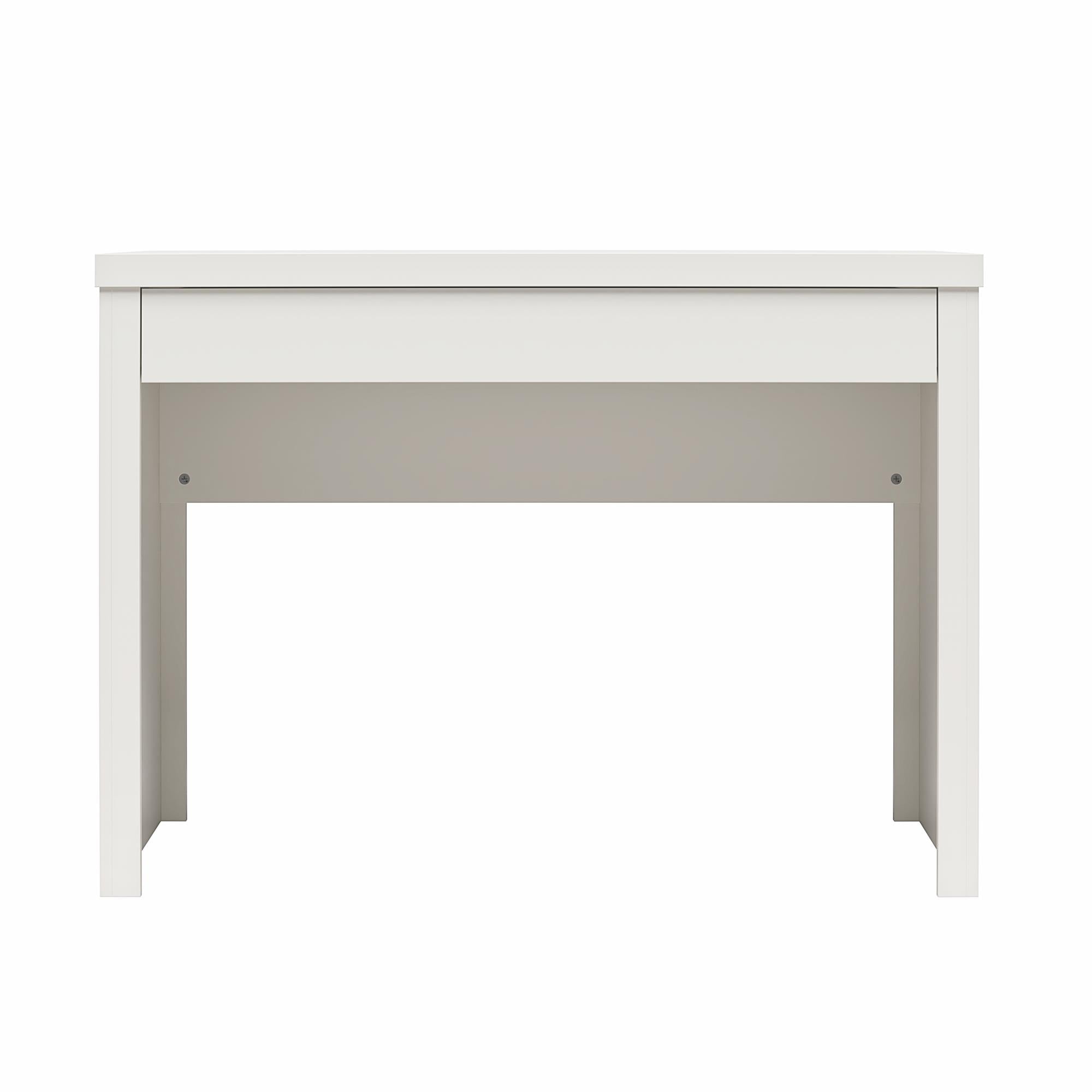 Mainstays Cooper Writing Desk with USB, Flat White