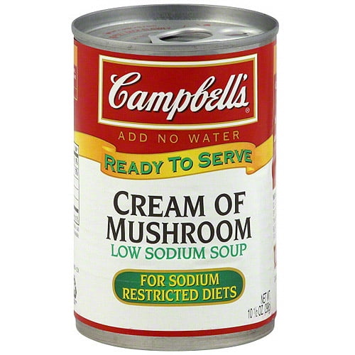 Campbell's Ready To Serve Cream Of Mushroom Soup, 10.5 oz (Pack of 12) by Campbell's