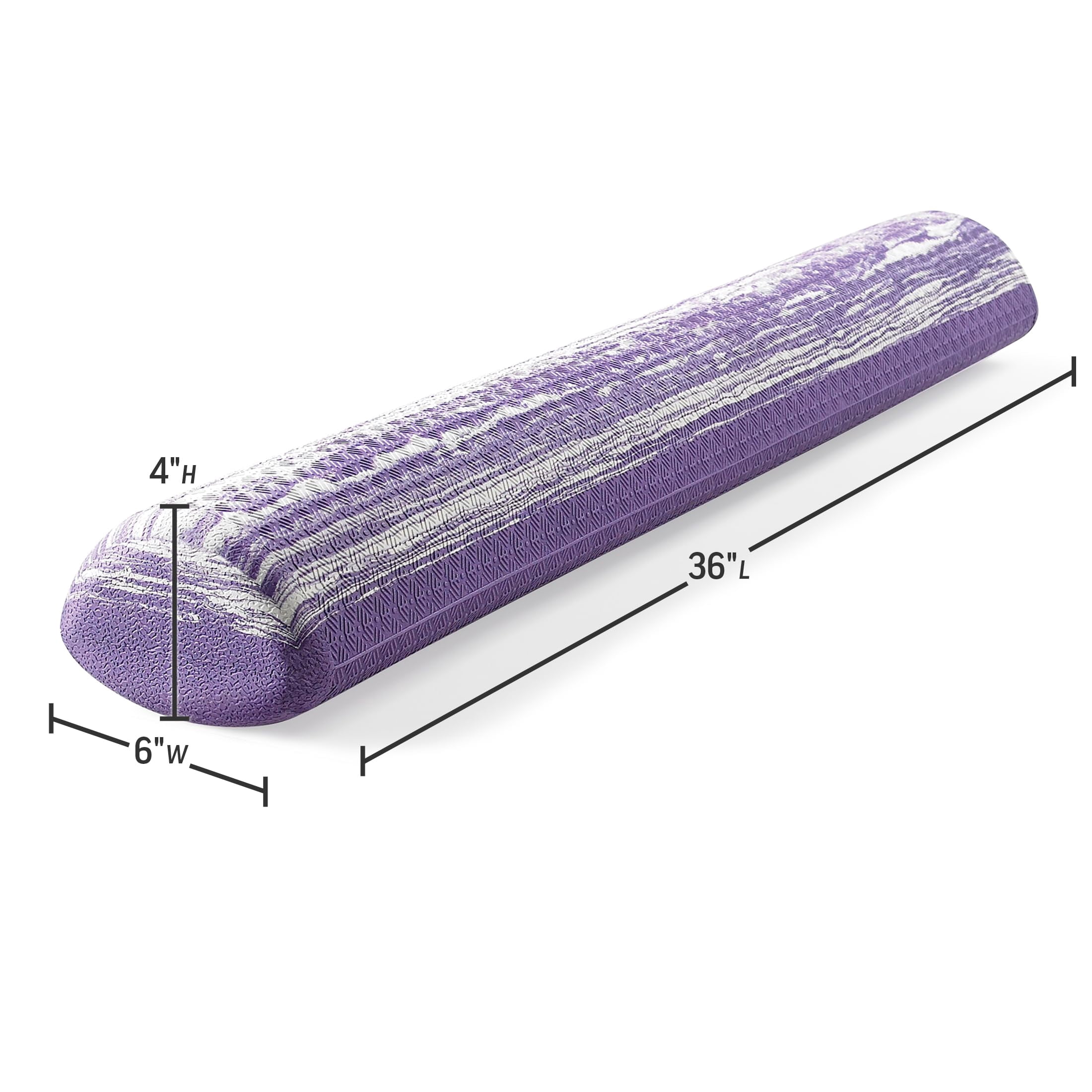 SmartRoller Two in One Standard Density Foam Roller for Physical Therapy, Balance Training, Yoga, Pilates and Feldenkrais