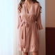 thumbnail image 3 of Lencería sexy de seda para mujer con mangas con volantes, ropa de dormir otoño-invierno, tallas S-L, 3 of 8