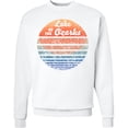 thumbnail image 2 of Inktastic Lake of the Ozarks Distressed Retro Sunset Adult Sweatshirt, 2 of 4