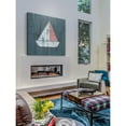 thumbnail image 6 of Marmont Hill Red Striped Sail Painting Wall Art Print, 6 of 7