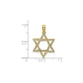 thumbnail image 3 of 14k Yellow Gold Star of David Pendant Necklace with Filigree Design, Jewish Religious Symbol for Women or Unisex, Faith Heritage Jewelry in Solid Gold, 3 of 6