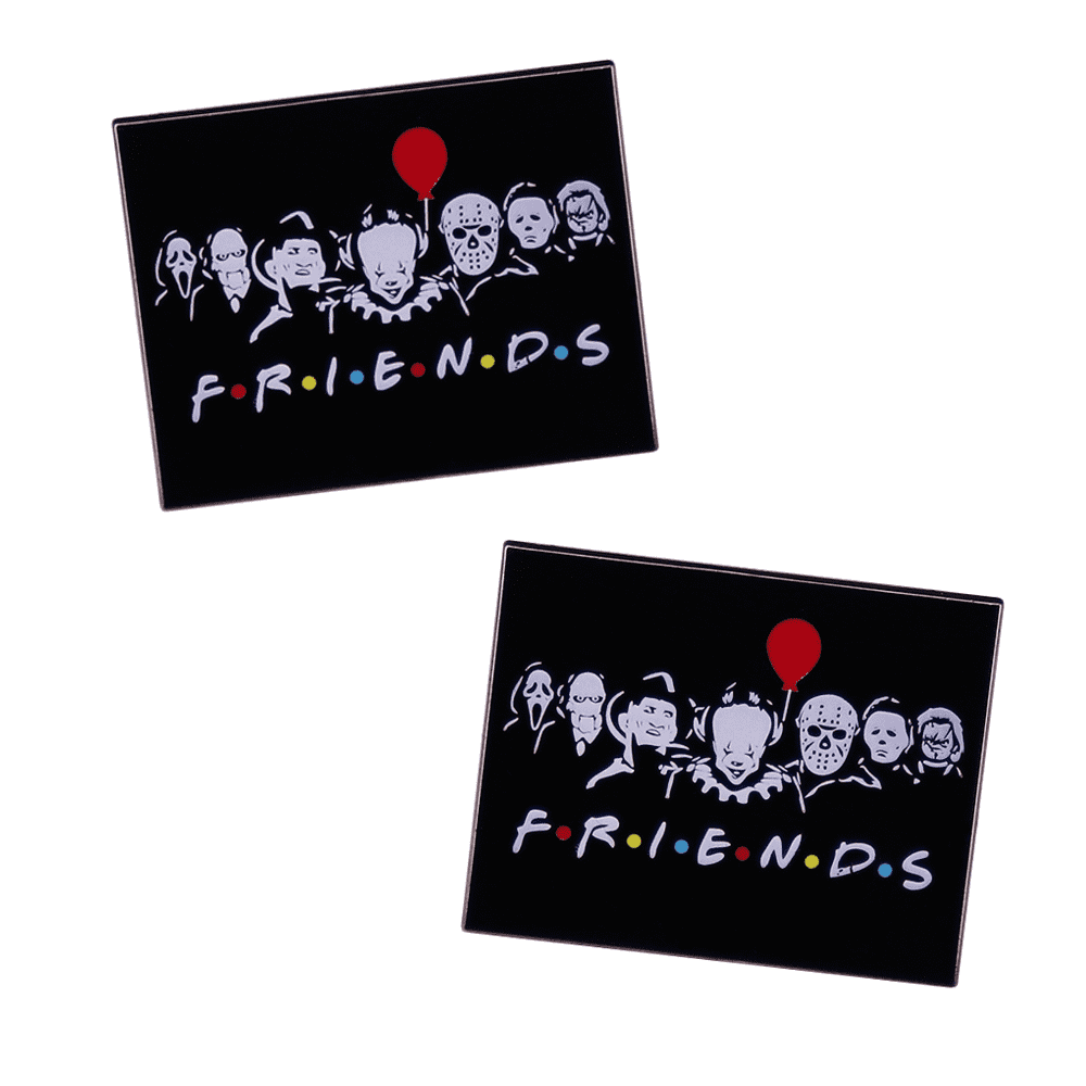Lot De 4 Broches Pastèque Cartoon - En Alliage De Zinc, émail Coloré - Pour Vêtements, Sacs, Accessoires Mode