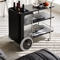 thumbnail image 4 of LOLIPPYY 2 Pcs Ensemble de Roulettes pour Fauteuil Roulant Roues avant Acier Gris Résistant à l'Usure Espaces Étroits, 4 of 6