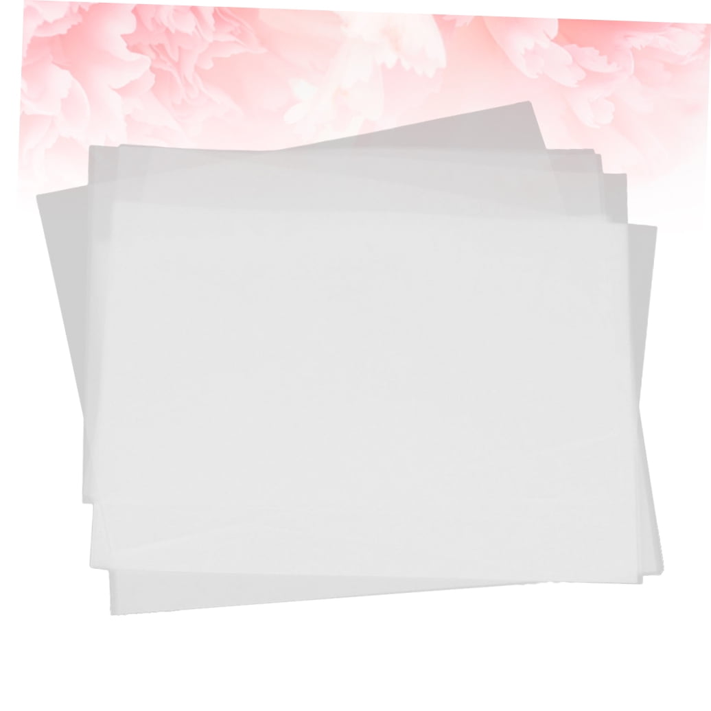 WRITWAA White Translucent Tracing Paper 100 Sheets Fade-Resistant for Art, Design, Drafting, Drawing and Craft Projects