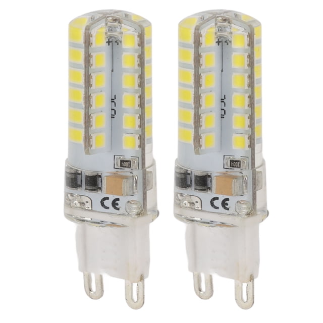 2 uds regulable G9 bombilla LED resistencia al calor luz blanca 6000K bombilla para lámpara de techo 110V
