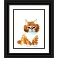 thumbnail image 1 of Shefranov, Olga 20x24 Black Ornate Wood Framed with Double Matting Museum Art Print Titled - Orange Cat, 1 of 4