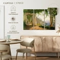 thumbnail image 4 of Elephant Stock View To The Amalfi Coast Wall Art - Horizontal Multi Panel Canvas - Living Room Wall Decor - Places Multi Panel - Beige And Gray Decor By Carl Frederic Aagaard - 57" x 36", 4 of 4