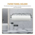 thumbnail image 6 of Wrought Iron Roll Stand Towel Rack Delicate Paper Rack Towel Stand Hanging Paper Holder Wall Mount Paper Holders, 6 of 6