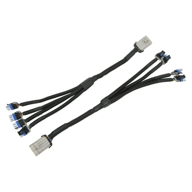 2 uds arnés de bobina de encendido conector de cableado reemplazo para Chevy bloque pequeño V8 293 325 346 350 364 376 427 Jadeshay A