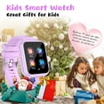 thumbnail image 2 of Reloj inteligente Retysaz Kids 24 Games HD con pantalla táctil púrpura, 2 of 9