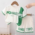 thumbnail image 5 of HCNTES Kid Boys Summer Outfits 2-Piece Athletic Set Tee & Elastic Waist Shorts 6T 7T 8T 9T 10T 11T 12T 13T Young Boys World Cup Clothing Set 9T 10T 11T 12T(H03-White,18-24 Months), 5 of 9
