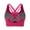 Hot Pink, variant on dazeni Sports Bra for Women High Support Molded Cup Strappy Running High Impact Sports Bras Padded Crisscross Back Workout Yoga Bras Compression Cropped Tank Tops