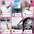 thumbnail image 6 of Handheld Steam Cleaner, Hand Held Steamer for Cleaning Home, Portable Pressurized Steamers for Upholstery Furniture Sofa Couch Floor Tile Grout Bathroom, Pink, 6 of 6