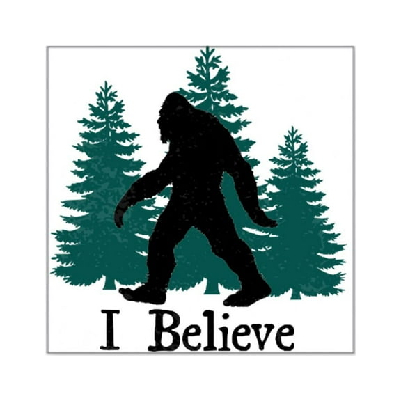 CafePress - I Believe Sticker - Square Sticker 3" x 3"