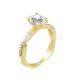 thumbnail image 1 of Anillo de circón anillo de diamantes de novia elegante compromiso de plata anillos de boda, 1 of 1