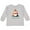 AC-Heather Grey, variant on Feliz Navidad Cute Winter Penguin in Hat and Scarf Boys or Girls Long Sleeve Toddler T-Shirt