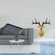 thumbnail image 2 of Elegante mesa rectangular con detalle de cabeza de ciervo, ideal para servir pasteles, aperitivos, café, té y como decoración artística de pared., 2 of 8