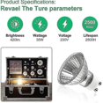 thumbnail image 2 of Gu10 35 Watt Halogen Reflector Light Bulb Warm White Dimmable, Gu10 Halogen 35w Halogen Bulbs, Gu10 Dimmable Warm White xc, 2 of 4
