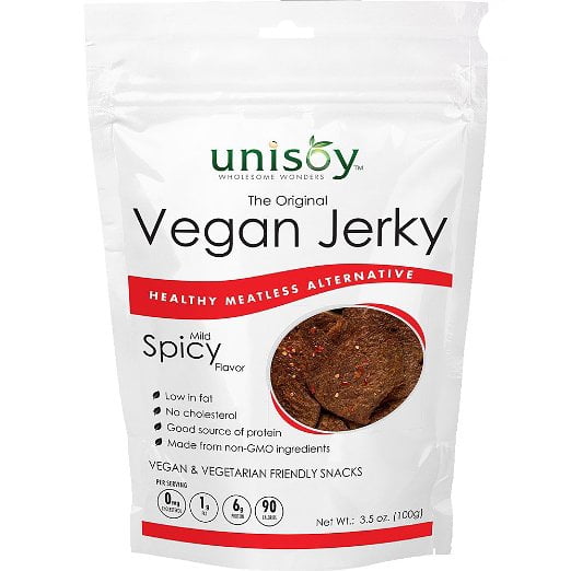 Unisoy GMO Free The Original Mild Spicy Vegan Jerky, 3.5 Oz