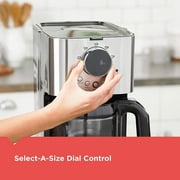 Black+Decker Select-A-Size Stainless Steel 12-Cup Coffeemaker