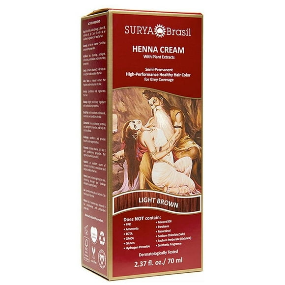 Henna Crema Marrón Claro Surya Nature Inc 2.31 oz Crema