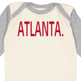 thumbnail image 4 of Inktastic Atlanta in Red Text Boys or Girls Long Sleeve Baby Bodysuit, 4 of 5