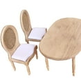 thumbnail image 6 of Mini Dining Table Chair Ornaments Multipurpose Wooden 1:12 Desk Stool Furniture, 6 of 8