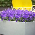 thumbnail image 5 of Artificial Fake Flowers, 12 Bundles Outdoor UV Resistant Greenery Shrubs Plants Indoor Outside Hanging Planter Home Garden Décor (Yellow), 5 of 5