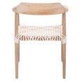 thumbnail image 6 of SAFAVIEH Munro Leather Woven Accent Chairs, Unfinished Natural (Teak Wood Frame)/White (Leather Seat) (22 in. W x 20.5 in. D x 28.5 in. H), 6 of 10