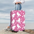 thumbnail image 4 of Wukai Cute Poodle Dog Elastic Luggage Cover: Personalized Protection for Your Suitcase - Fits 19~29-inch, Washable & Durable Travel Companion-Large, 4 of 8
