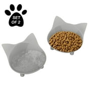 Petmaker Cat Shaped Dishes, 2 Pack, 8 oz.