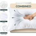 thumbnail image 4 of Utopia Bedding Bed Pillows for Sleeping Standard/Queen Size (White), Set of 4, Cooling Hotel Quality, for Back, Stomach or Side Sleepers, 4 of 9