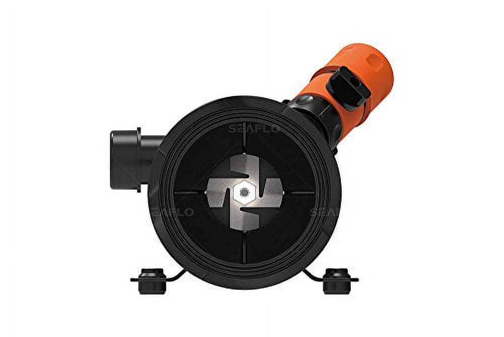 12V RV Macerator Pump With Quick-Release - 12 GPM, 3" Bayonet Fitting