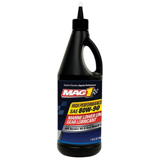 Mag 1 MG550MPL 80W90 Lower Unit Marine Gear Oil, Pack Of 6 Walmart