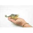 thumbnail image 7 of Chameleon, Horned, Lizard, Reptile, Very Realistic Rubber Figure, Model, Hand Painted Figurines, 7" RI16 B259, 7 of 7