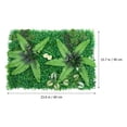 thumbnail image 2 of Panel de pared con planta de seto Artificial, plantas de pared artificiales, estera de planta decorativa, decoración de pared de fondo verde, 3 uds., 2 of 8