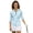 Blue Web Pattern, variant on HUIACONG Blue Web Pattern Women's Golf Polo Shirts Quarter Zip with Breathable Fashionable Athletic Tops for Outing Daily Sports Workout Tennis