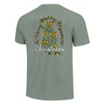 thumbnail image 3 of Women's  Light Green Missouri Tigers Christmas Tree Comfort Colors T-Shirt, 3 of 3