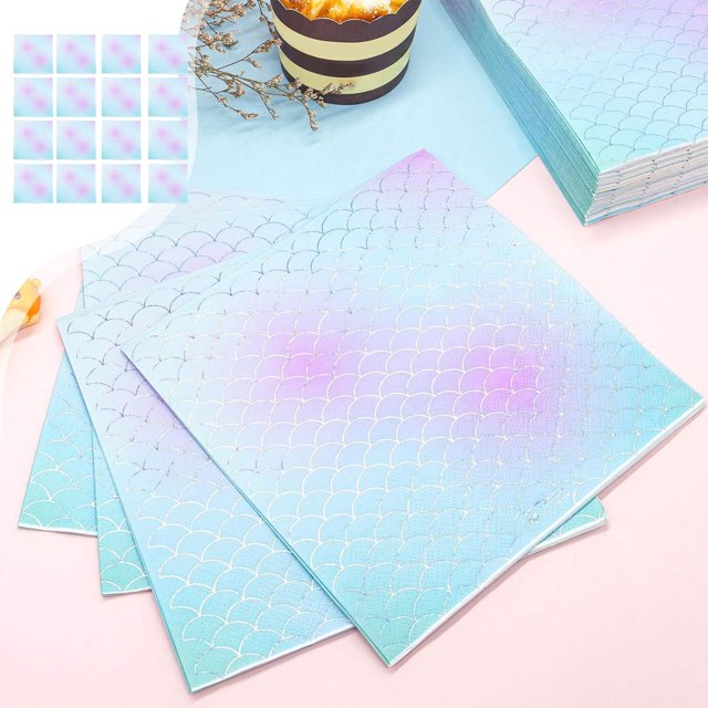 Vasos de Papel con Diseño de Arenas Movedizas y Plata, Servilletas de Papel, Vasos Desechables para Cena, Juego de Servilletas, Decoración para Fiestas de Cumpleaños y Festividades.