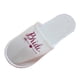 thumbnail image 3 of Deslizadores del hotel del deslizador Deslizador del hotel cerrado, deslizadores personalizados del deslizador del deslizador de de honor BLESIY Zapatillas de novia desechables, 3 of 8