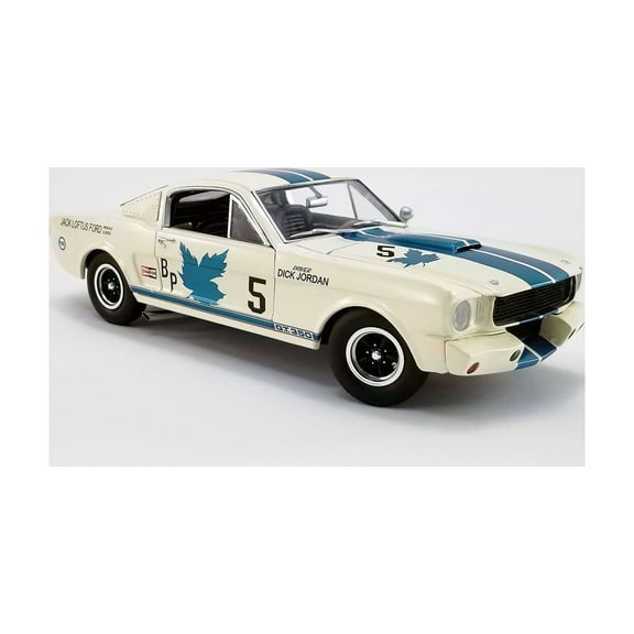 1965 Ford Mustang Shelby G.T.350R, #5 Dick Jordan "Canadian Champion" - Acme A1801841 - 1/18 scale Diecast Model Toy Car