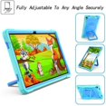 thumbnail image 3 of Epicgadget Case for Lenovo Tab P11 Plus 2021 & Lenovo Tab P11 2020 (11 Inch) Tablet - Hybrid Shockproof 360 Rotating Multi-Functional Ring Stand Case with Shoulder Straps (Teal/Blue), 3 of 5