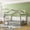 Gray, variant on Modern Kids' House Bed Frame, Twin Size Wood Floor Bed with Fence | Perfect for Boys and Girls, Safe and Stylish Design, for Children's Bedroom or Playroom, Natural