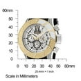 thumbnail image 3 of 14021 Men's Pro Diver Silver Textured Dial Rubber Strap Chronograph Watch, 3 of 4