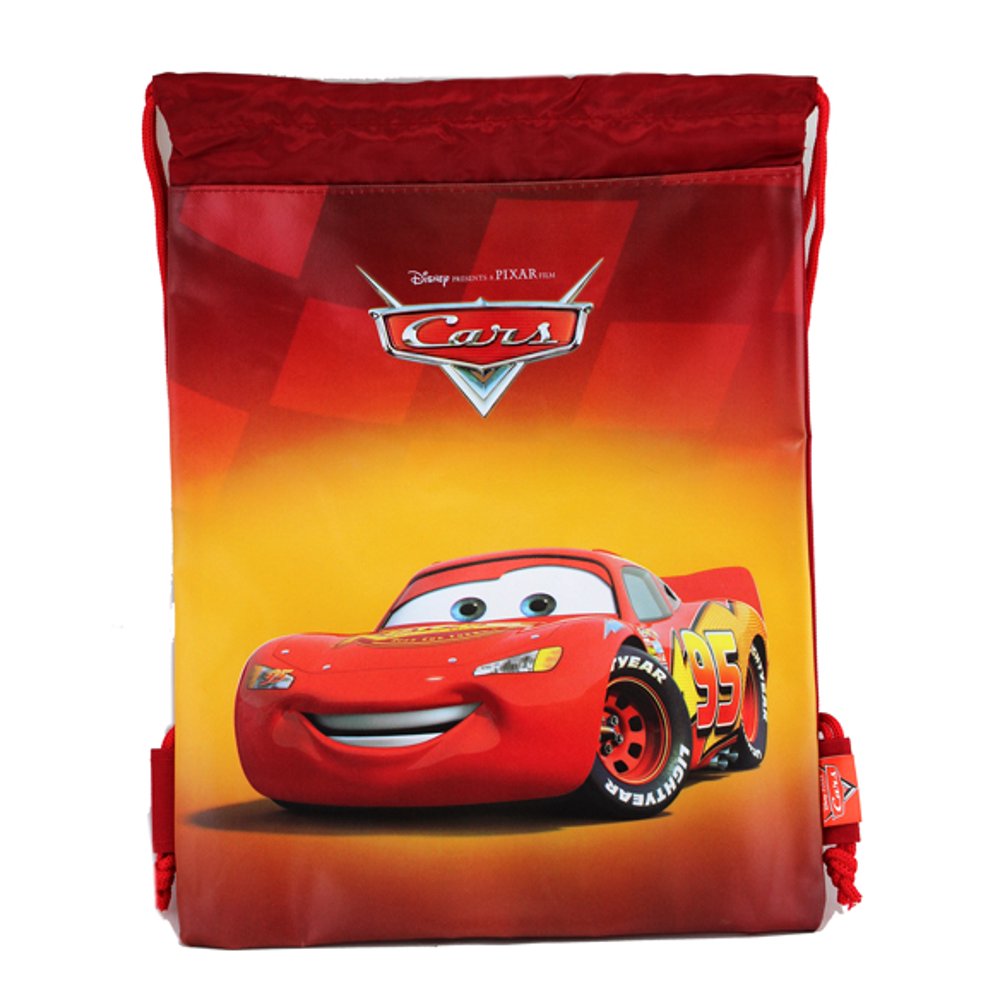 Disney Disney Cars Draw String Backpack Bag Red